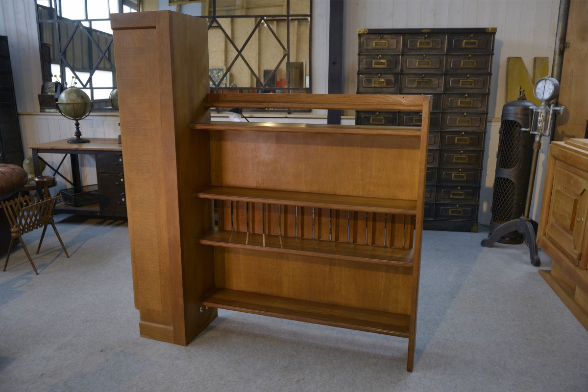 Large Wall Shelf By Guillerme & Chambron 1950s