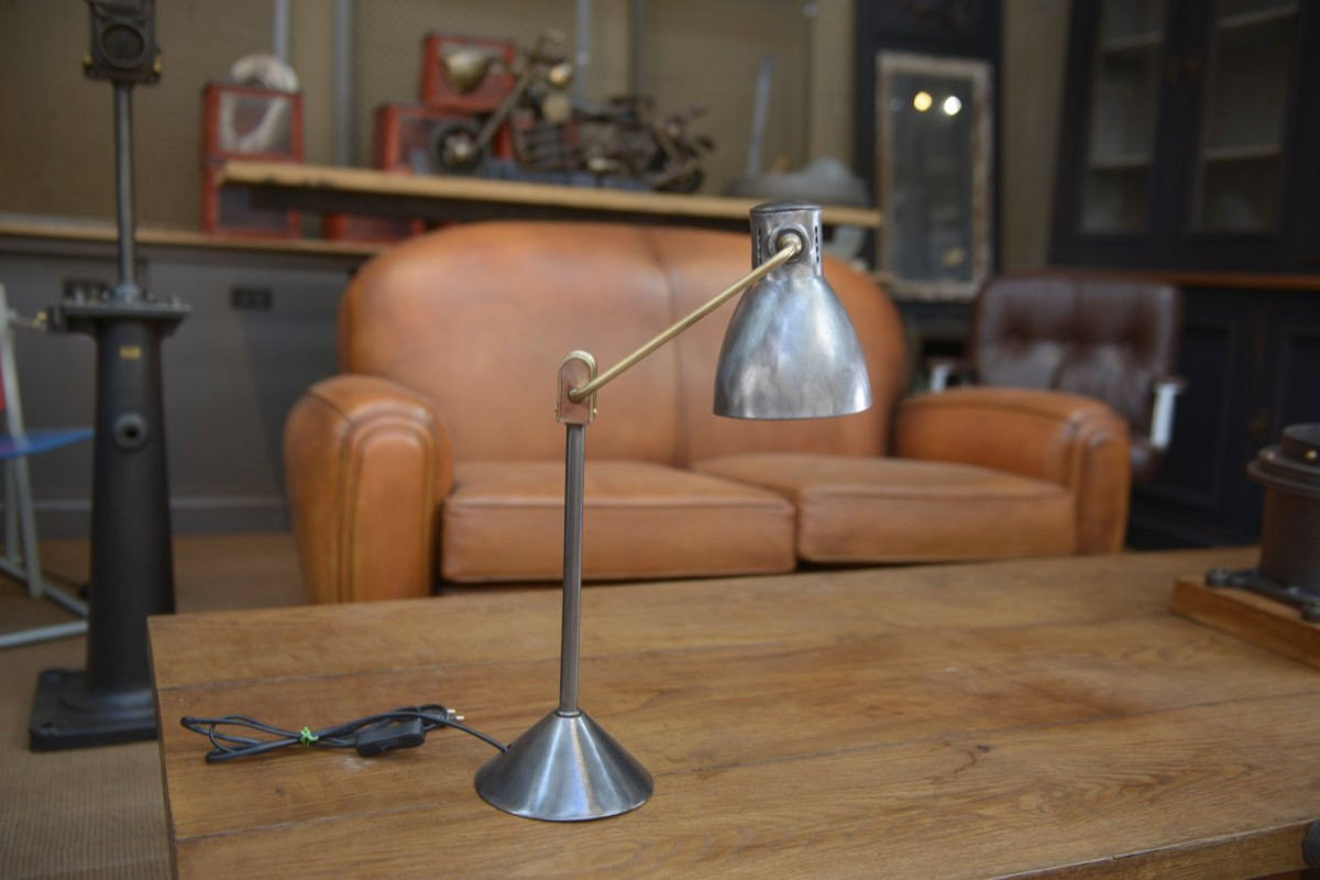 Jumo Lamp Model 800s By Yves Jujeau, Pierre And André Mounique 1950-photo-2