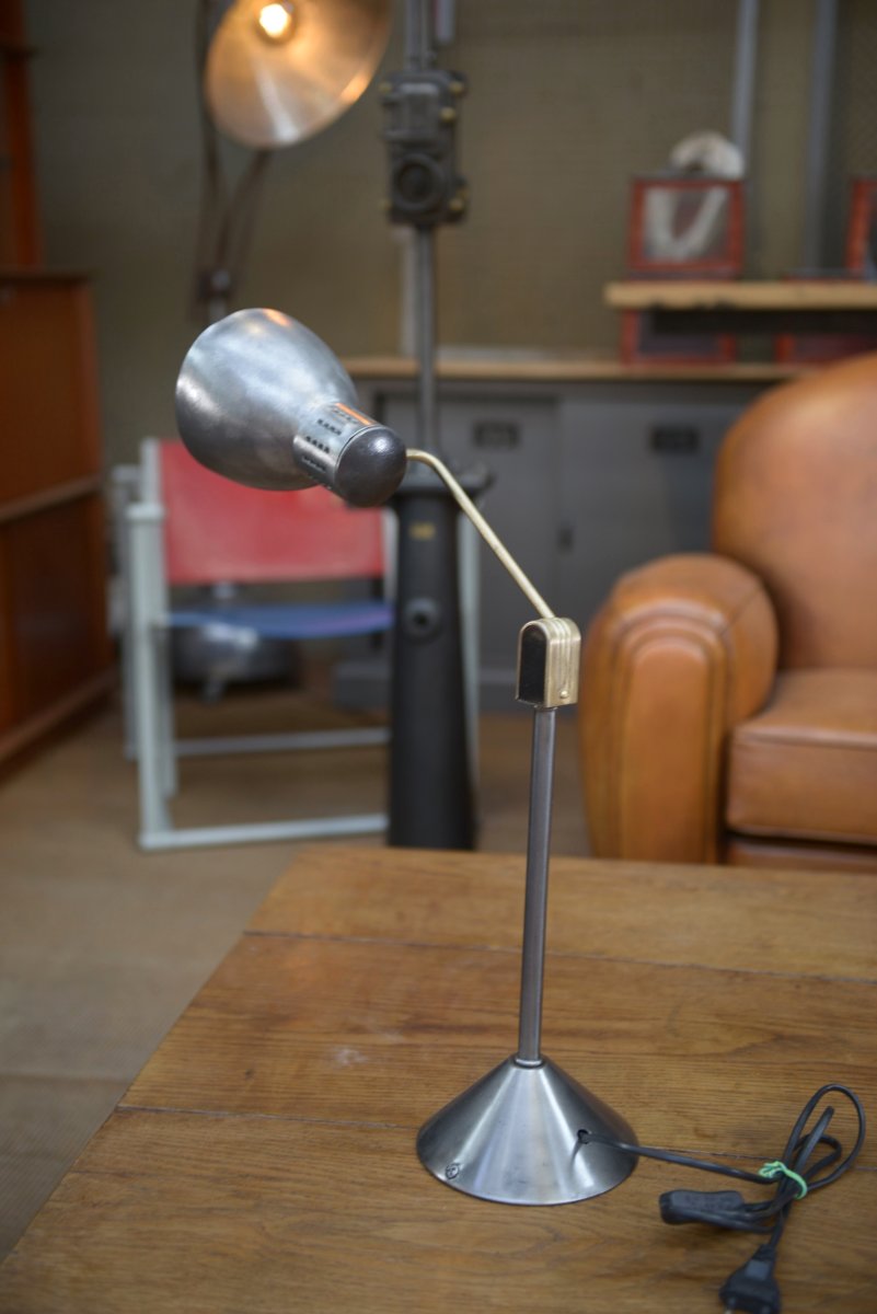 Jumo Lamp Model 800s By Yves Jujeau, Pierre And André Mounique 1950-photo-3