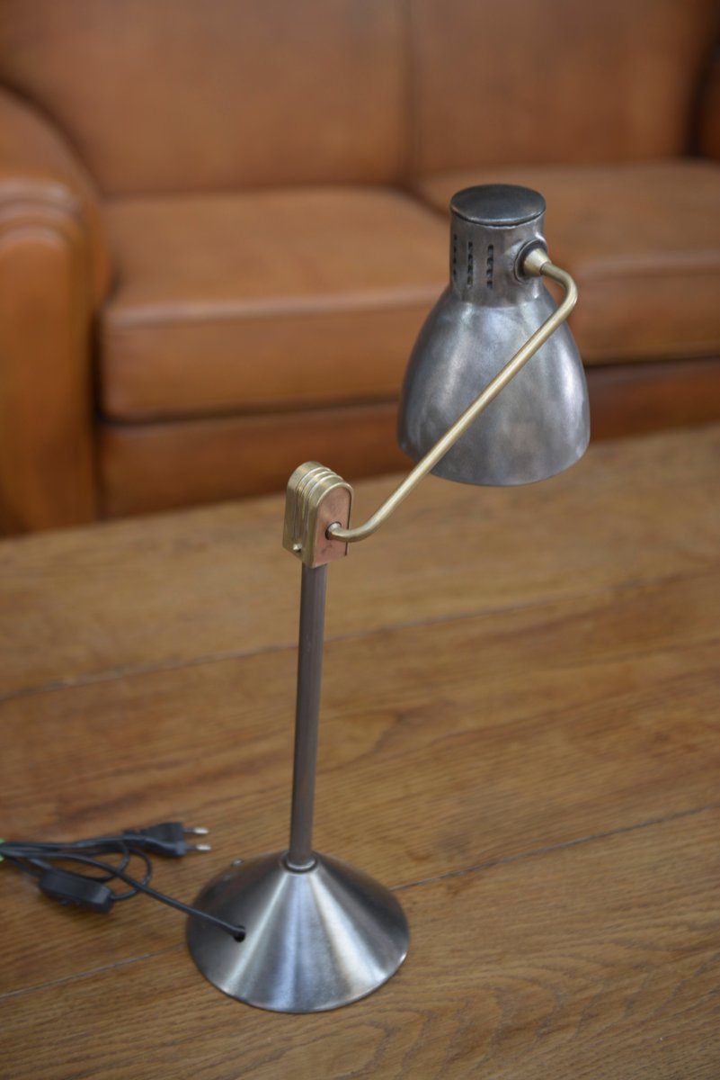 Jumo Lamp Model 800s By Yves Jujeau, Pierre And André Mounique 1950-photo-4