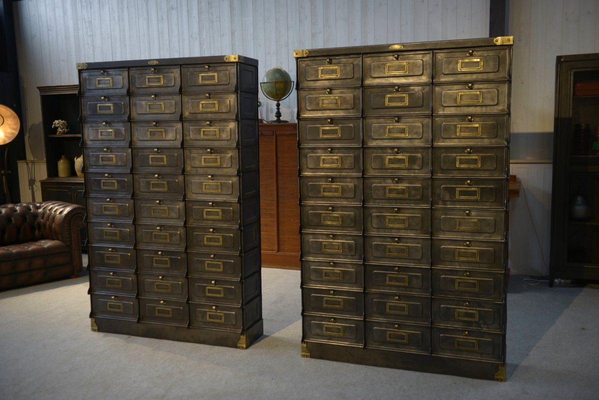 Pair Of Strafor French Cabinets, Circa 1920s-photo-2