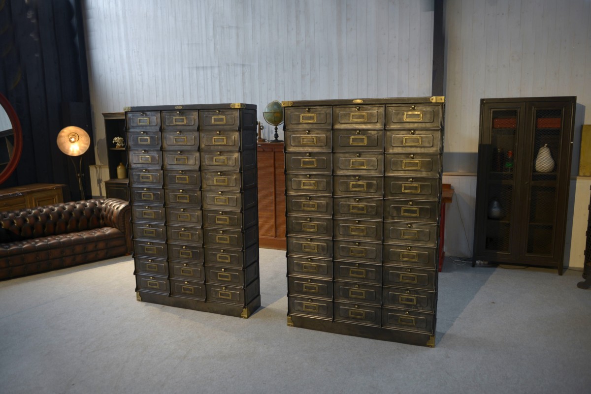 Pair Of Strafor French Cabinets, Circa 1920s