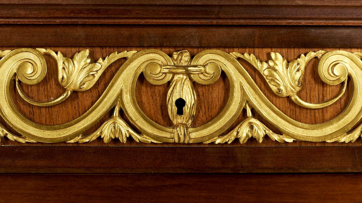 Louis XVI Style Sideboard Made Around 1830 By Maison Krieger-photo-3
