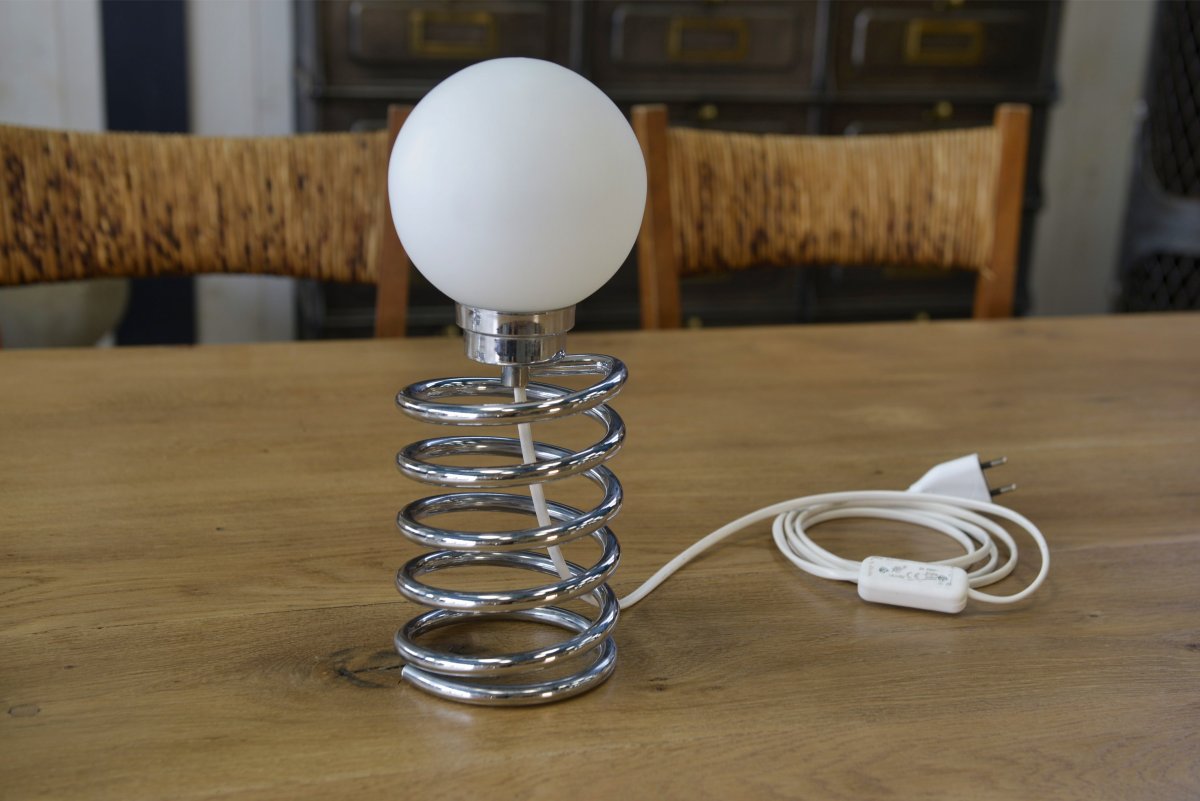 Paire de lampes design modèle Spring par Ingo Maurer XXème-photo-3