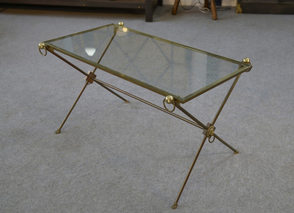Neoclassical Coffee Table Attributed To Maison Jansen 1950/1970's