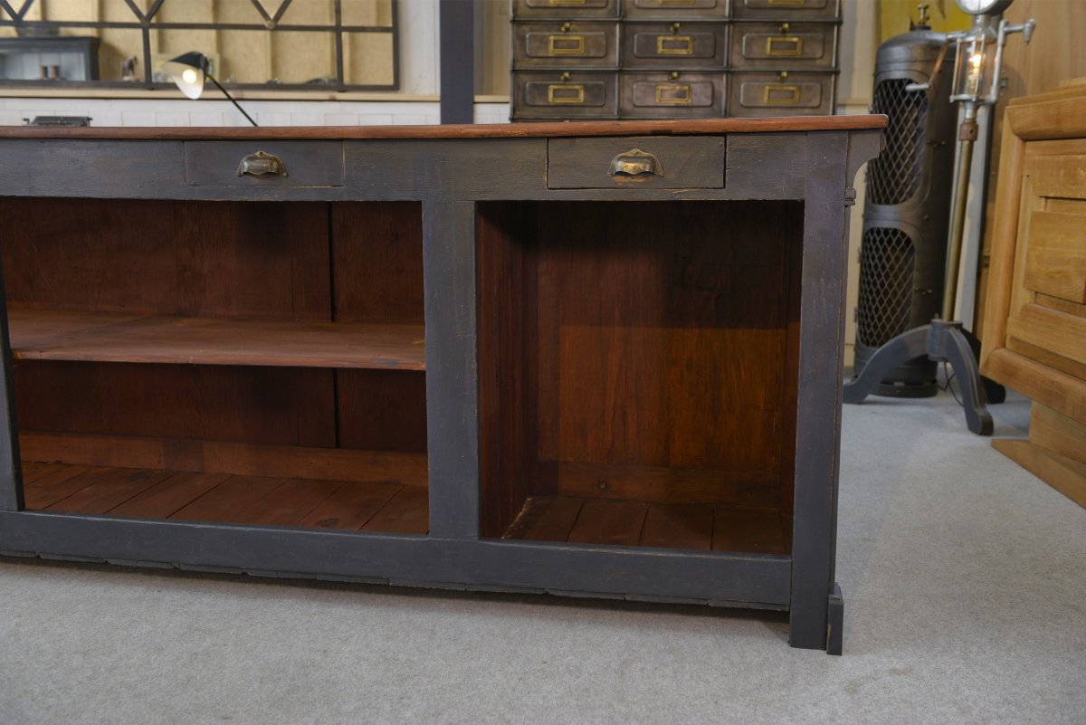 Large Counter From The Early 20th Century-photo-2