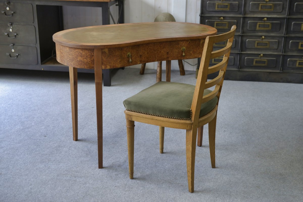 Bureau dit "Rognon" Art déco 1930's-photo-4