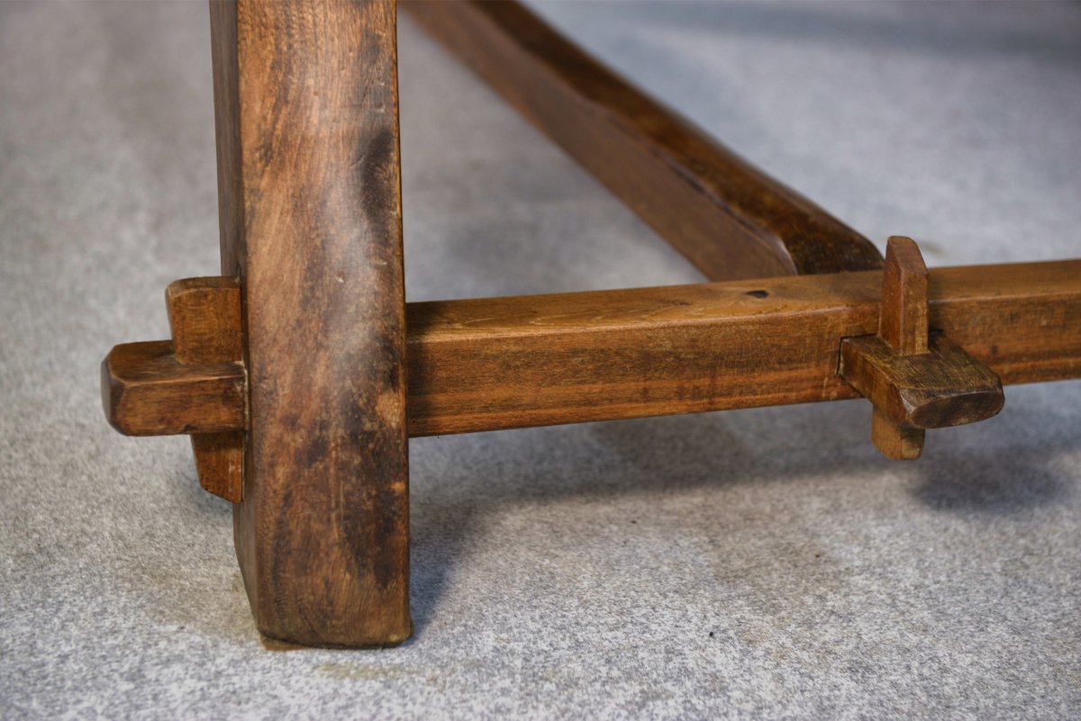 Brutalist Table Set With Bench-photo-5