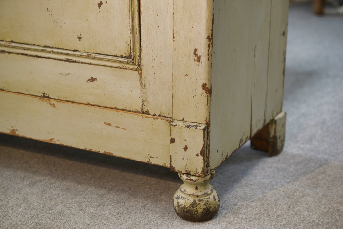 1960s Grey Patinated 2-part Sideboard-photo-5