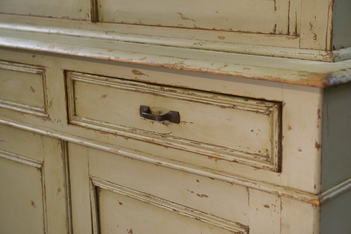 1960s Grey Patinated 2-part Sideboard-photo-6