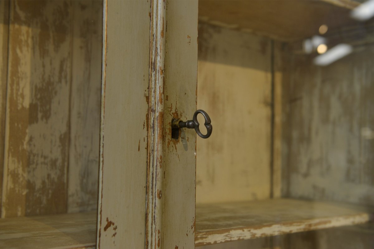 1960s Grey Patinated 2-part Sideboard-photo-7
