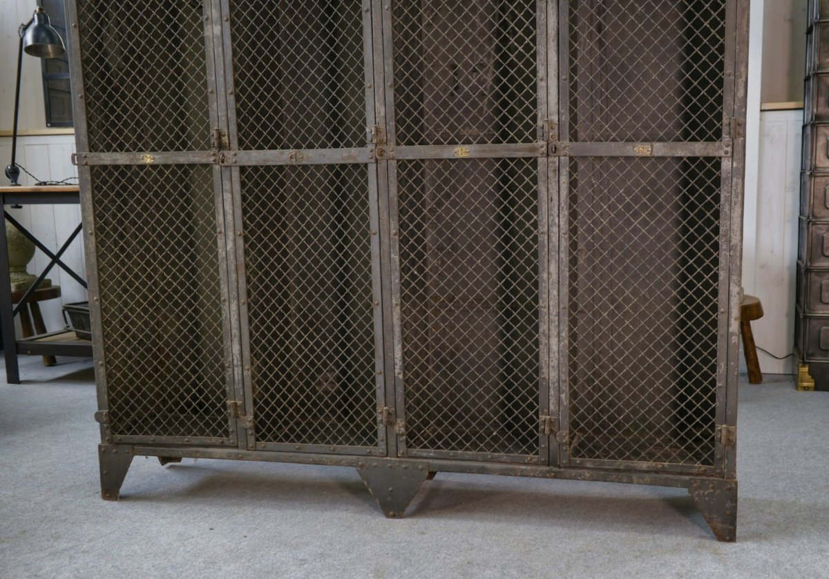 Old Patinated Ghent Locker Room From The 1930s-photo-5