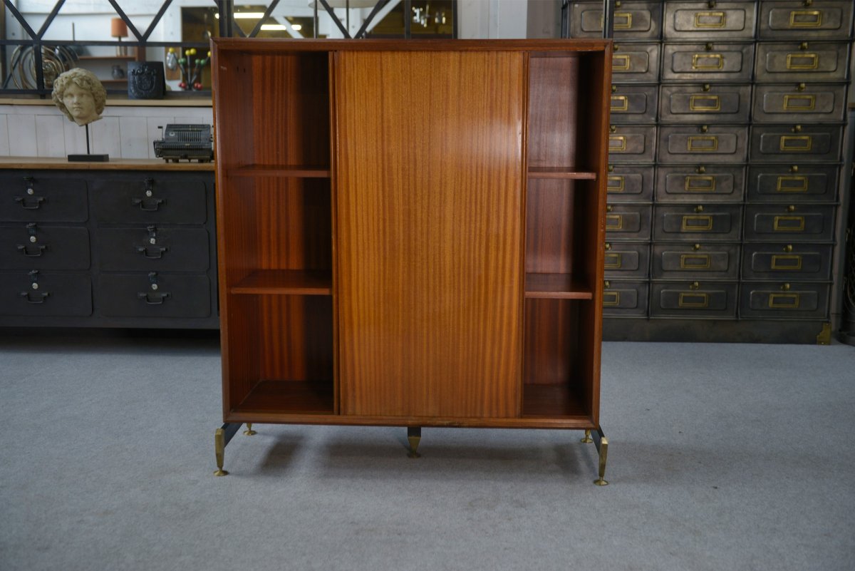 Minimalist Shelving Unit By Antonio Ferretti Milano 1960's-photo-1