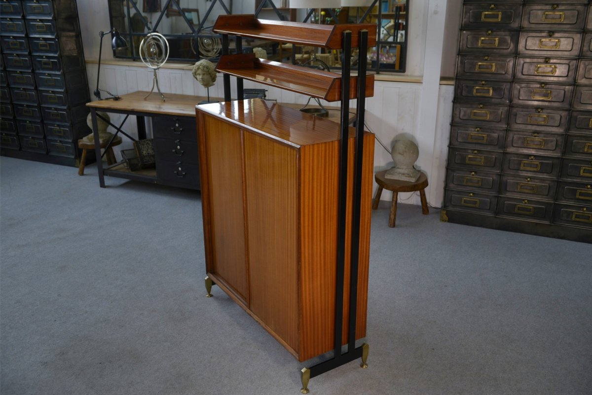 Minimalist Shelving Unit By Antonio Ferretti Milano 1960's-photo-2
