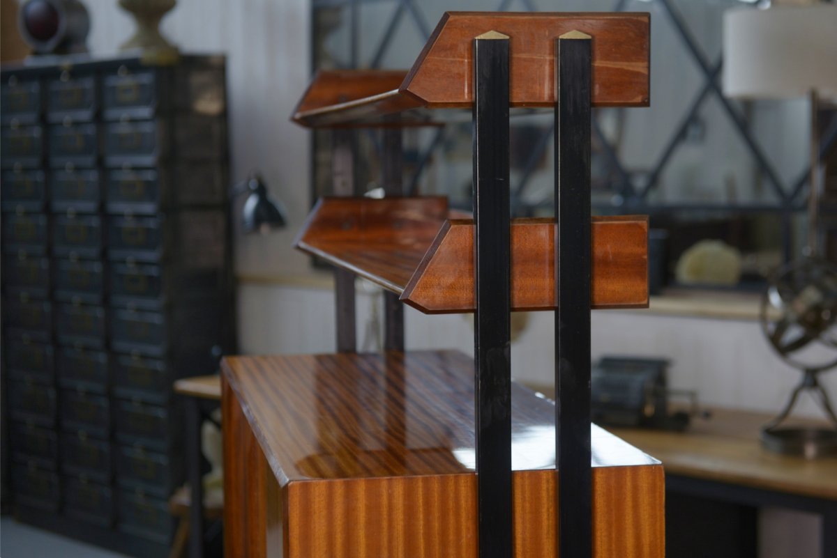 Minimalist Shelving Unit By Antonio Ferretti Milano 1960's-photo-3