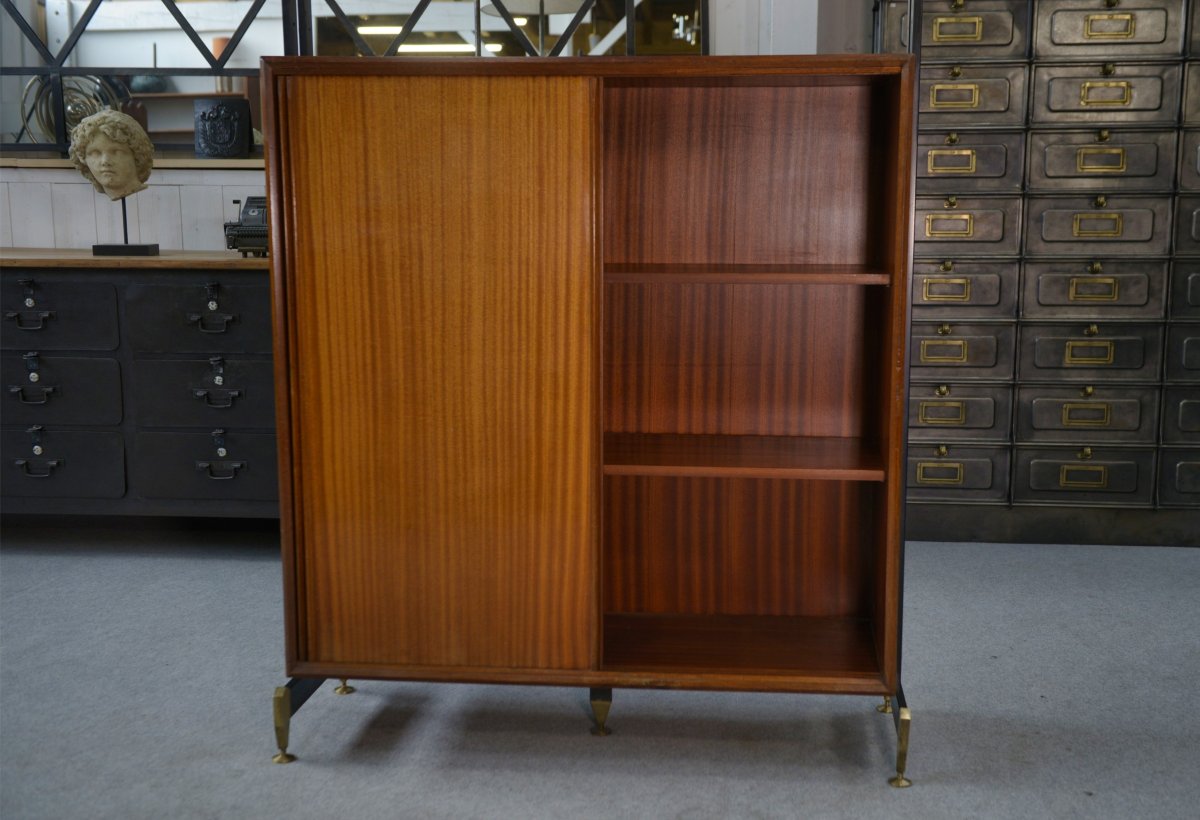 Minimalist Shelving Unit By Antonio Ferretti Milano 1960's-photo-5