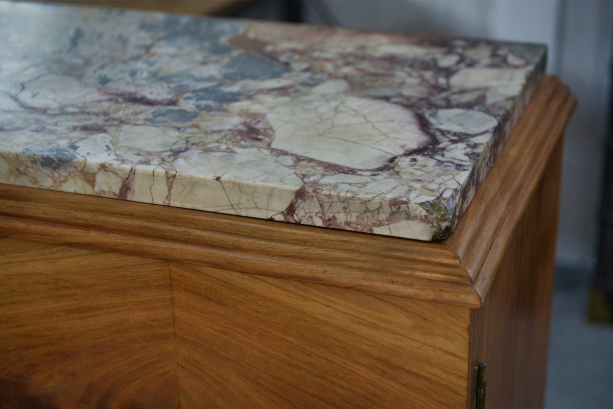 Art Deco Walnut Buffet, 1930s-photo-3