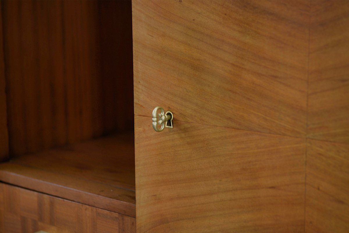 Art Deco Walnut Buffet, 1930s-photo-4