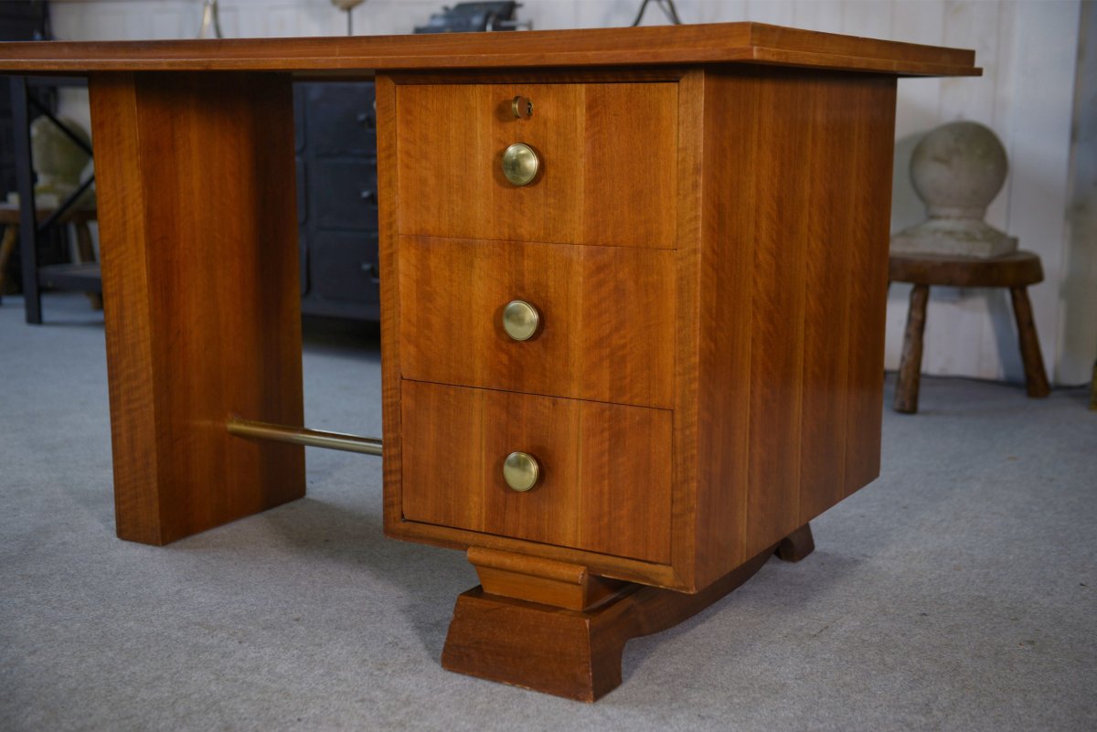 Art Deco Desk With Drawers, 1930s-photo-2