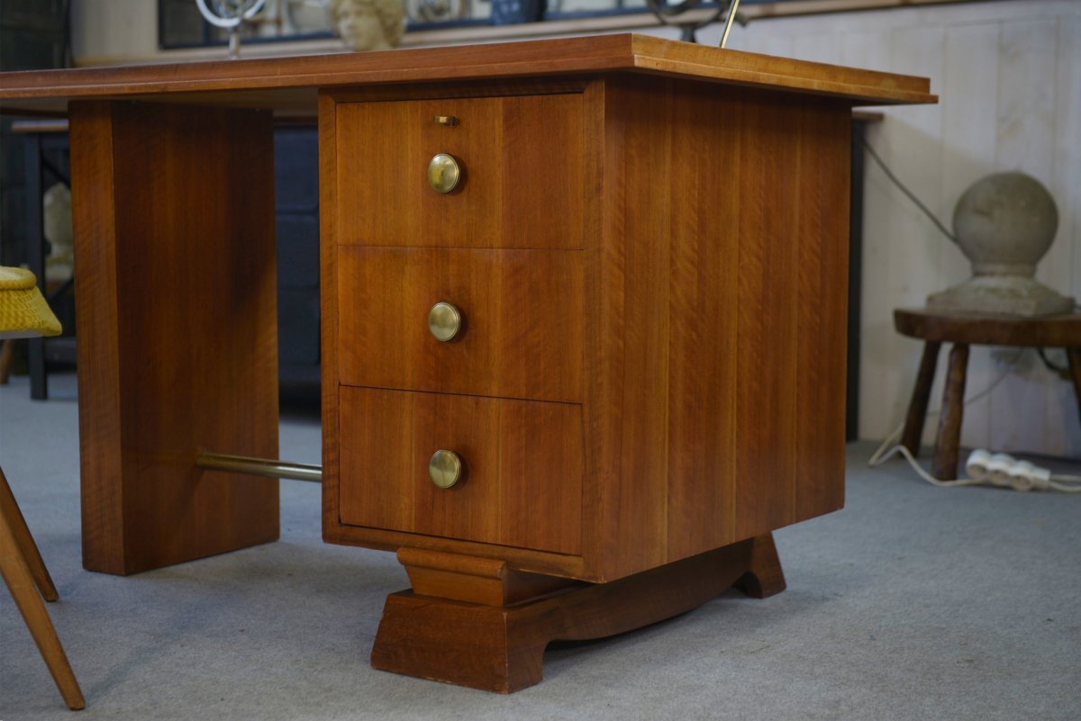 Art Deco Desk With Drawers, 1930s-photo-4