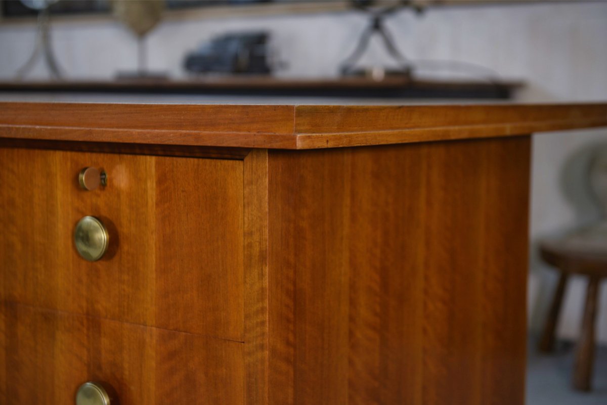 Art Deco Desk With Drawers, 1930s-photo-7