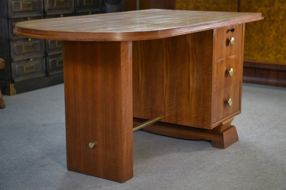 Art Deco Desk With Drawers, 1930s-photo-8