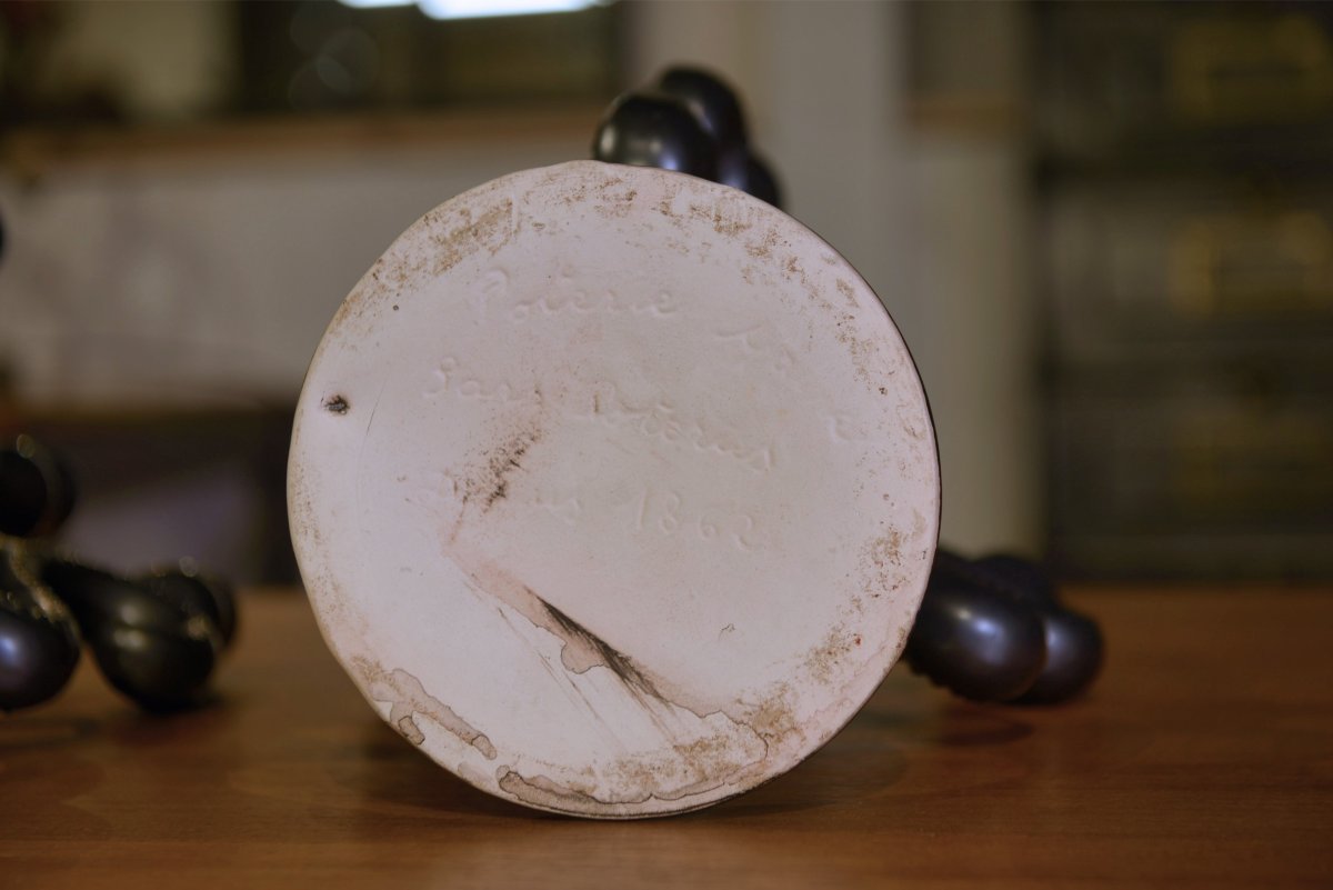 Pair Of Ceramic Candlesticks, Sars-poteries, 1950s-photo-7