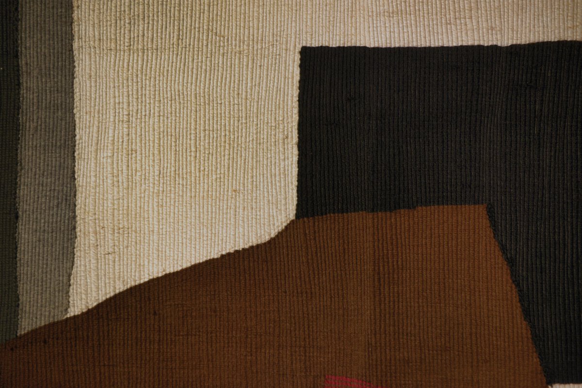 Tapisserie (art mural) par Pierre Chevalley pour Suzy Langlois Paris 1970's-photo-4