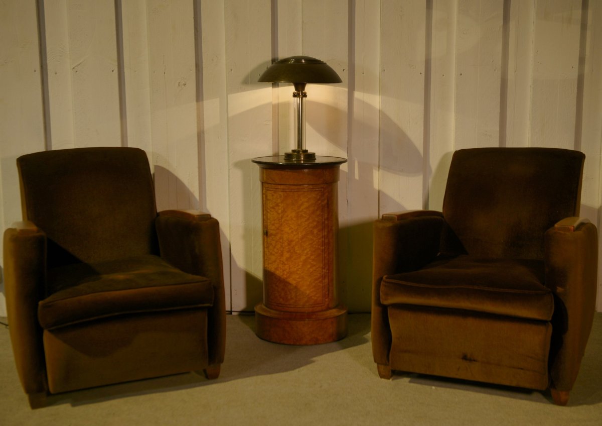 Lampe à poser Art Déco 1940's-photo-4