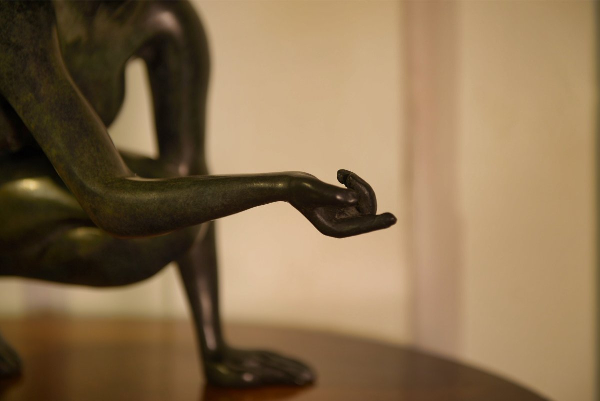 Bronze Sculpture Of A Woman By Norbert Treca, Contemporary Art-photo-3