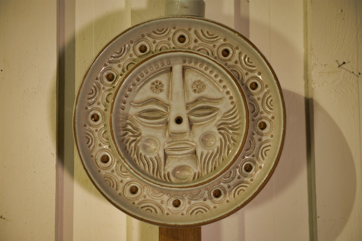 Wall Mask By Bolesław Danikowski For Your Home 1960s-photo-2