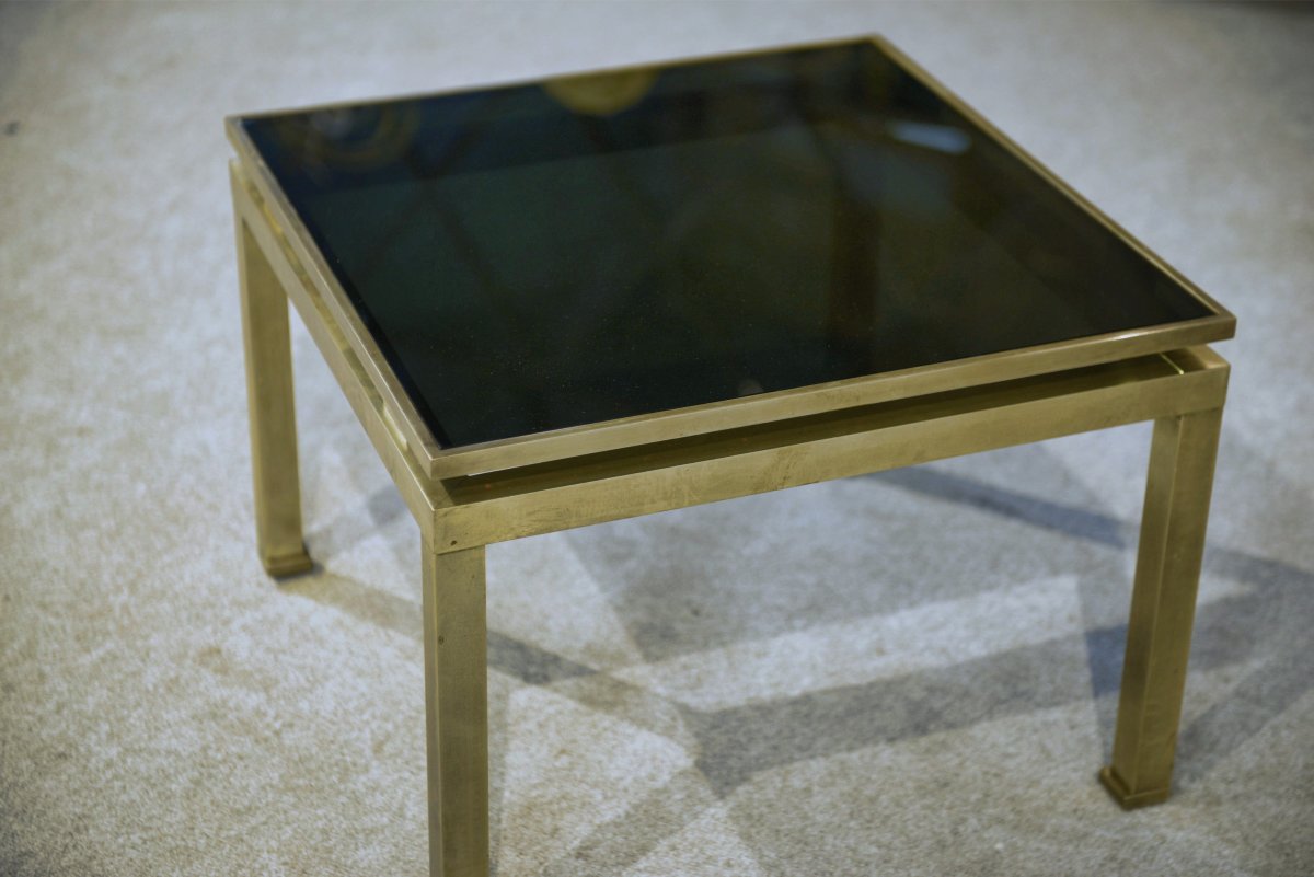 Pair Of Guy Lefevre Coffee Tables, 1960s-photo-2