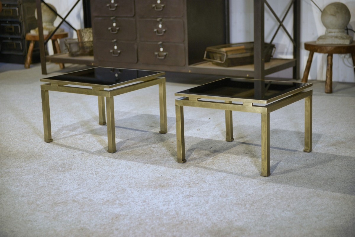 Pair Of Guy Lefevre Coffee Tables, 1960s