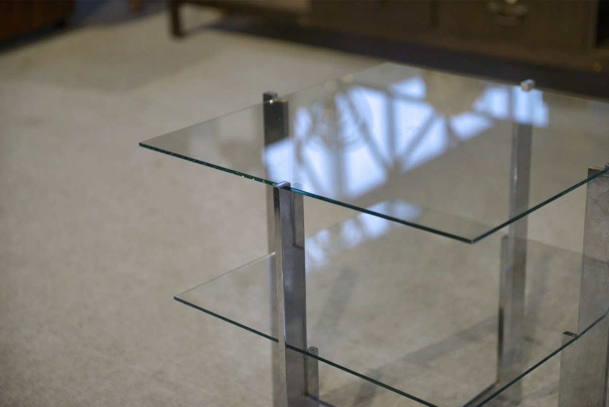 Paire de tables basses design 1950's-photo-7