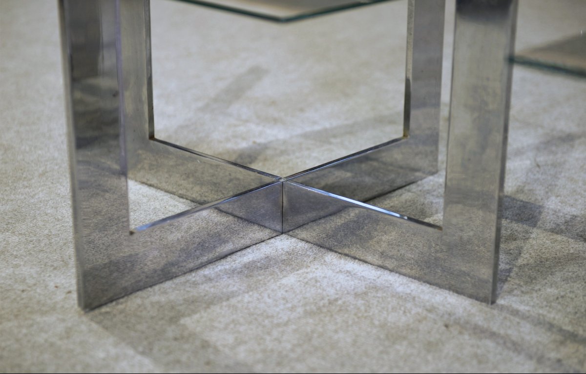 Paire de tables basses design 1950's-photo-8