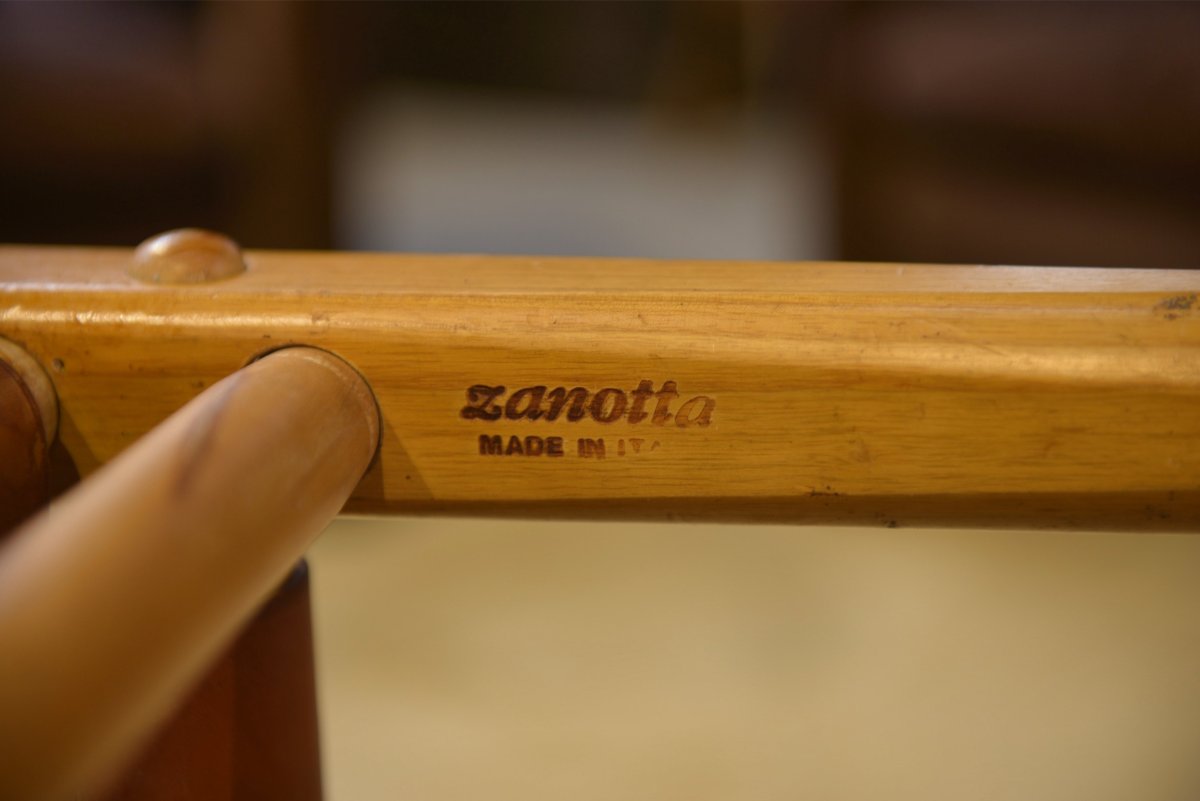 Paire de chaises modèle "Oasis" par Gian Franco Legler pour Zanotta 1960's-photo-2