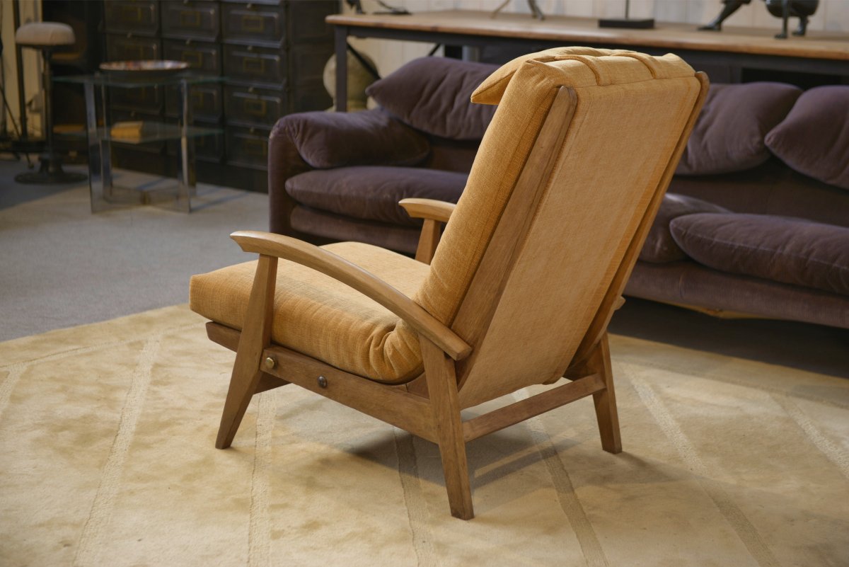 Fauteuil modèle FS 134 par Guy Besnard pour Free Span 1950's-photo-3