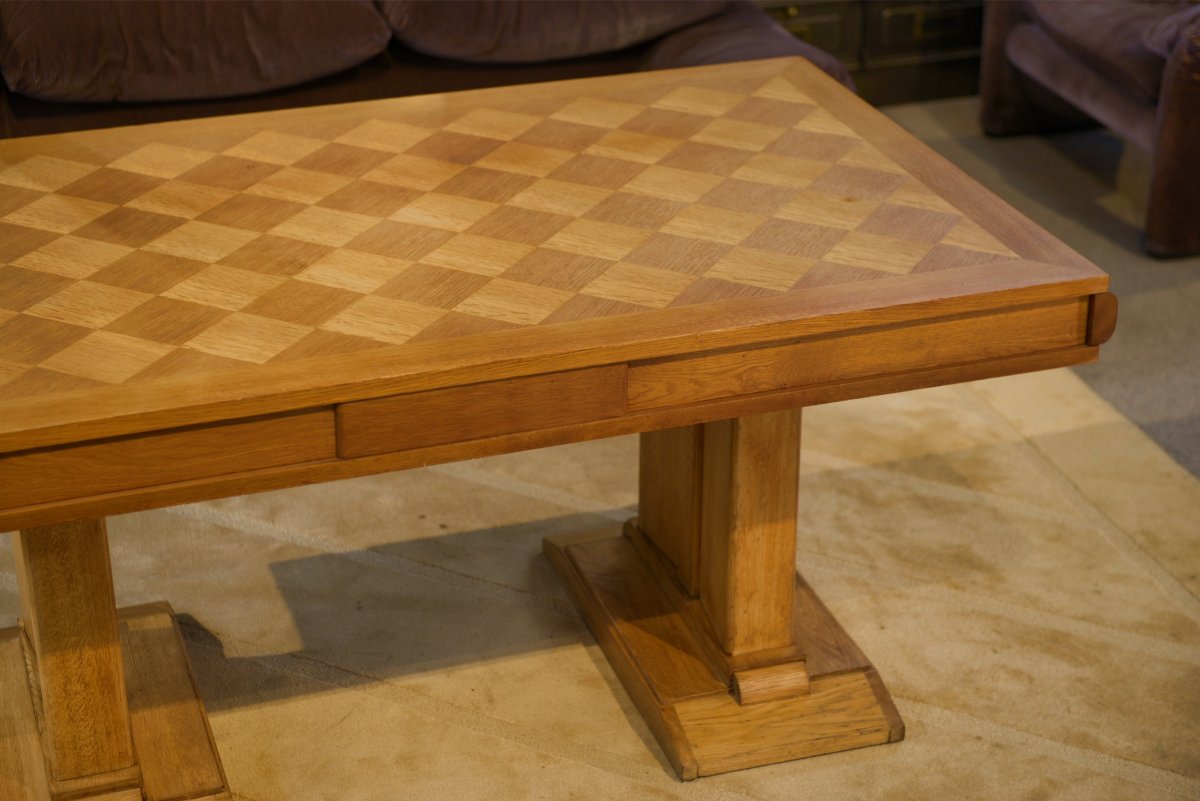 Table en chêne 1940's-photo-4