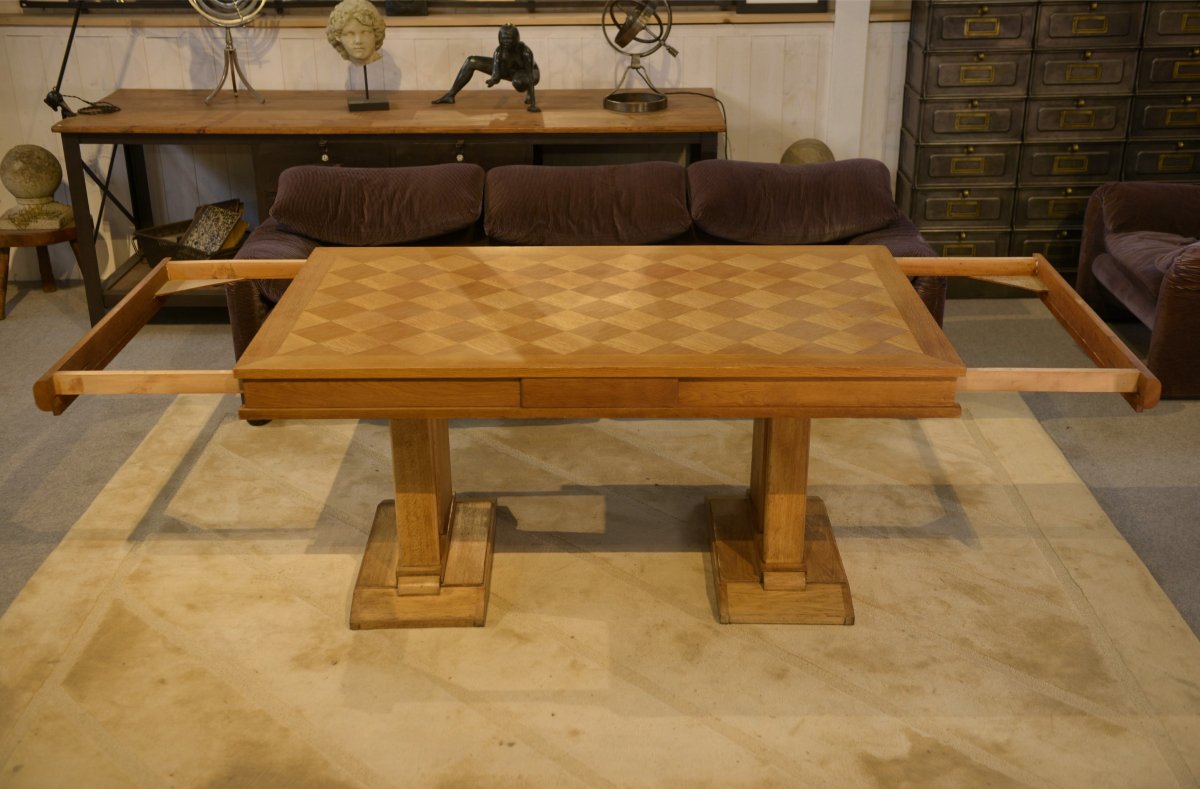 Table en chêne 1940's-photo-6
