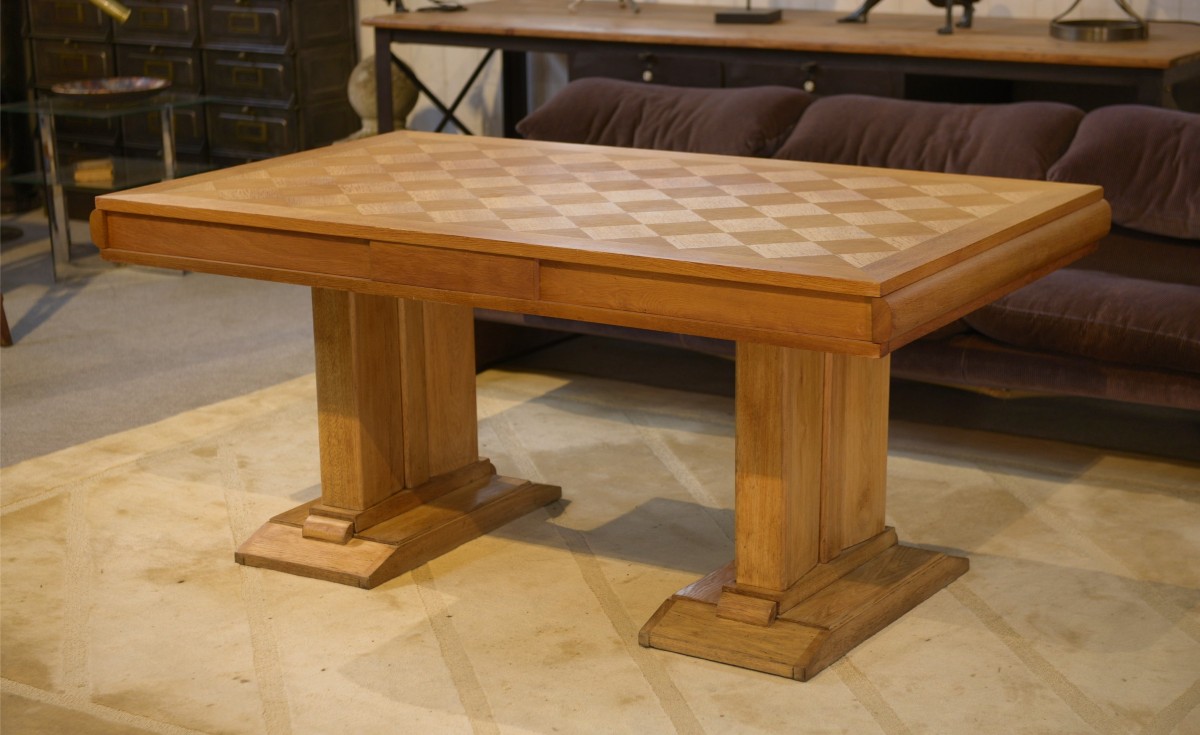 Table en chêne 1940's