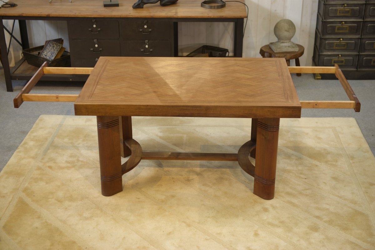 Table en noyer 1940's-photo-4