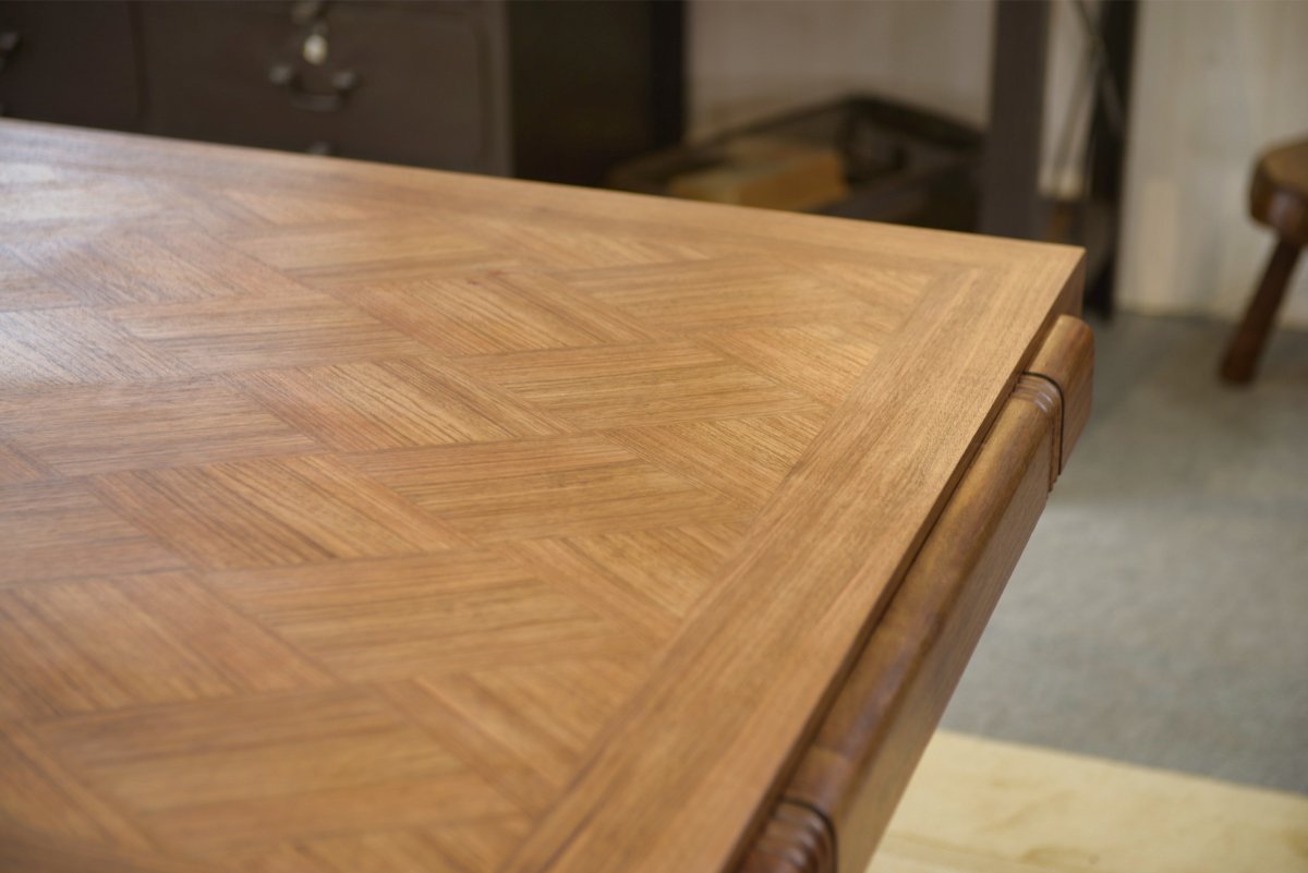 Table en noyer 1940's-photo-3