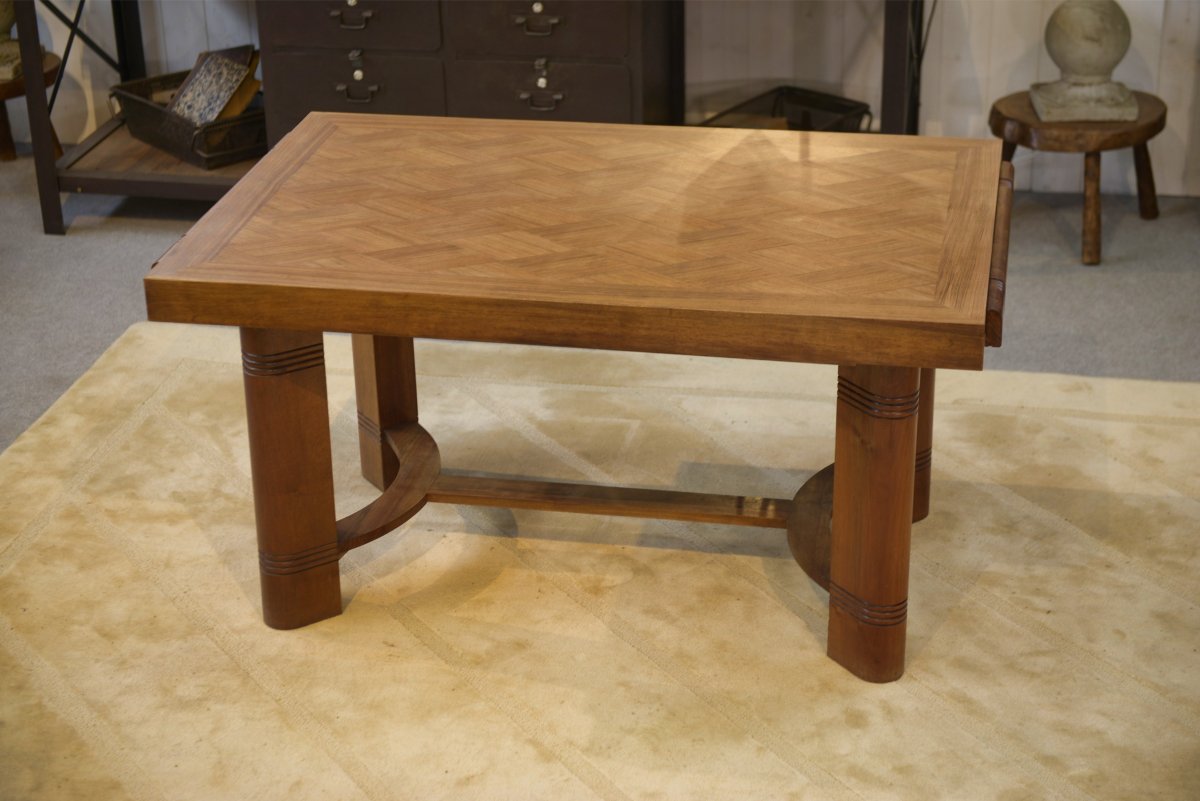 Table en noyer 1940's-photo-5