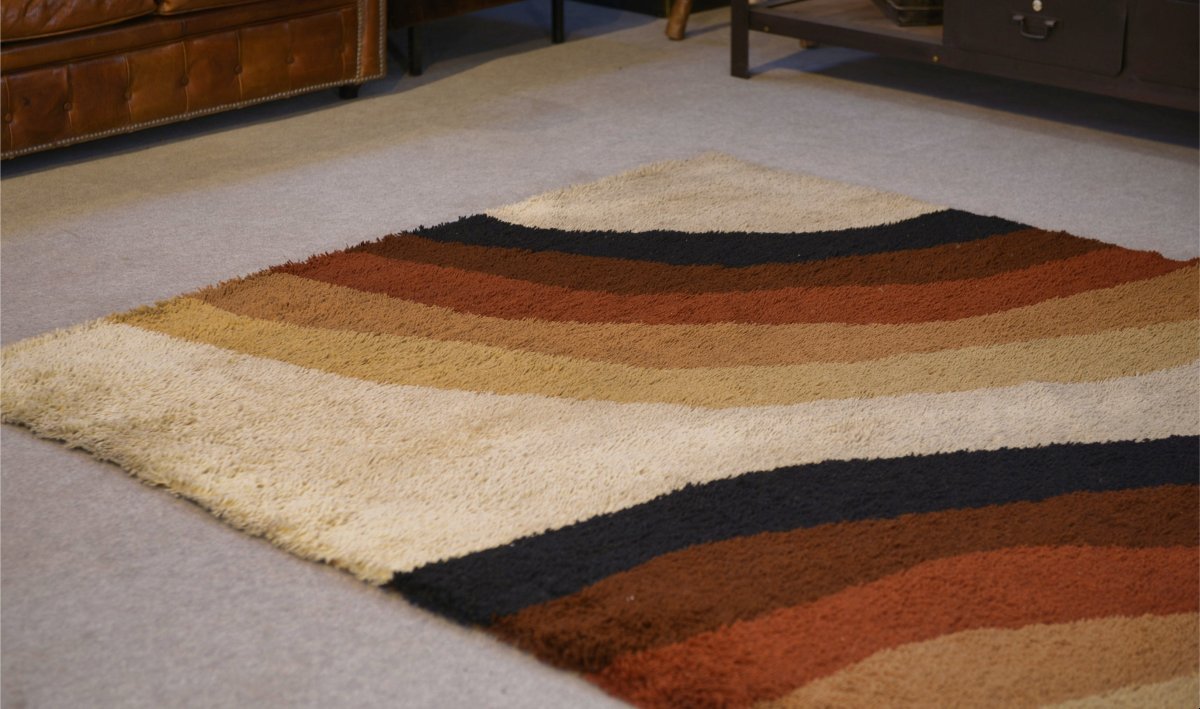 Rug Published By Herforder Teppiche Design Pop Art 1970's-photo-4