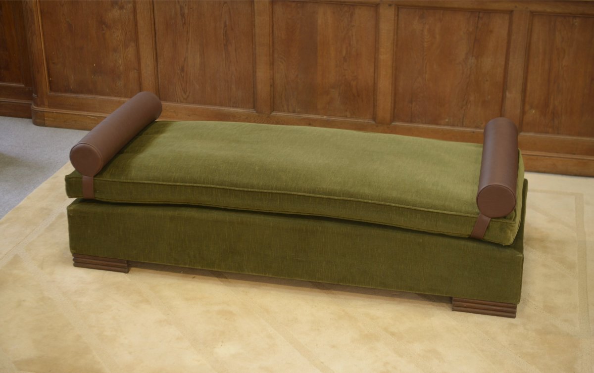 Sofa/daybed In The Style Of Eugène Printz, 1940s-photo-1