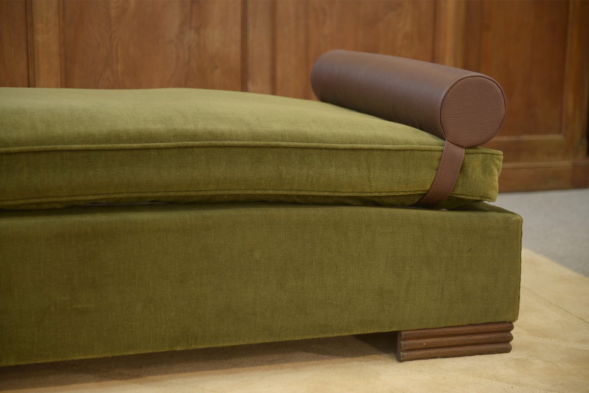 Sofa/daybed In The Style Of Eugène Printz, 1940s-photo-6