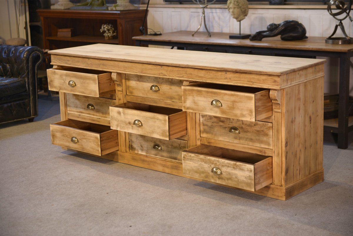 1950s 9-drawer Cabinet-photo-3