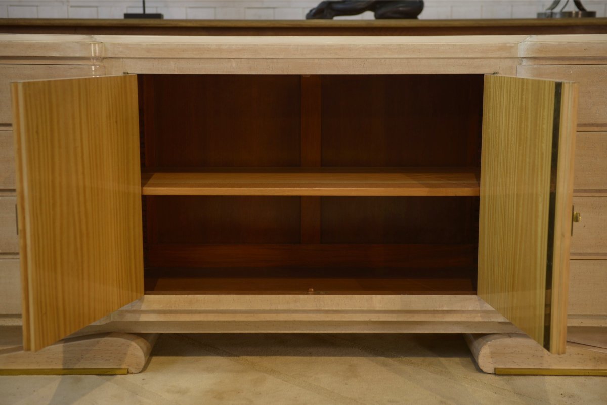 Modernist Art Deco Sideboard Designed By Pechon (mof 1941) For Interior Designer Pebreuil-photo-4