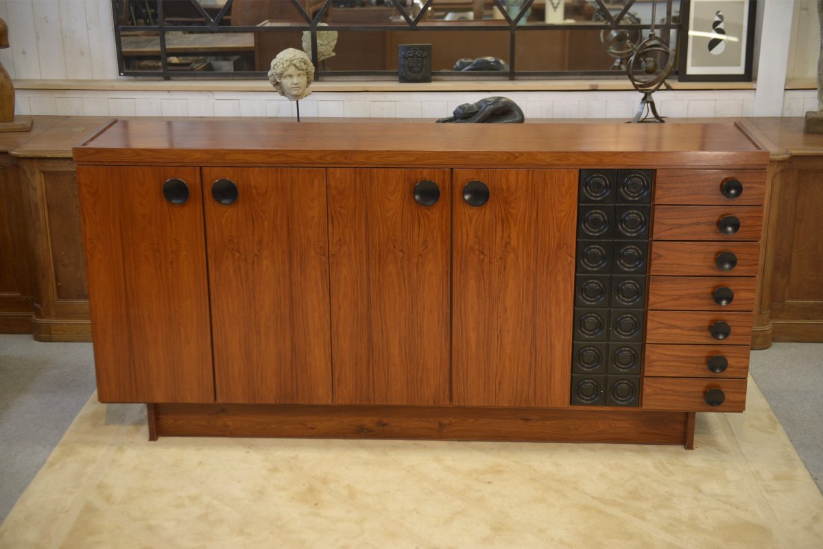 De Coene Brutalist Sideboard, 1970s-photo-3