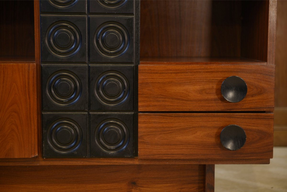 De Coene Brutalist Cabinet/bar, 1970s-photo-2